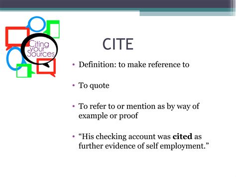 Citing Textual Evidence Vocabulary Ppt