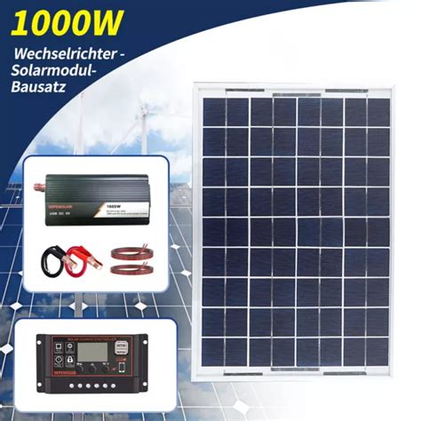 BALKONKRAFTWERK 1000W KOMPLETTPAKET Photovoltaik WLAN PV Solaranlage