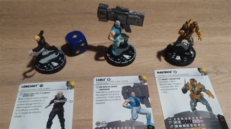 HeroClix Review Des Super Rares Deadpool Weapon X Maverick Longshot