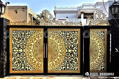 Cnc Laser Cut Gate Design Laser Cnc Plasma Cutting Metal Off