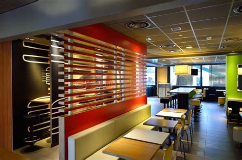 McDonald S Restaurant Interior Editorial Image - Image of editorial ...