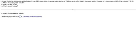 Solved a. What is the bond's yield to maturity? b. What is | Chegg.com