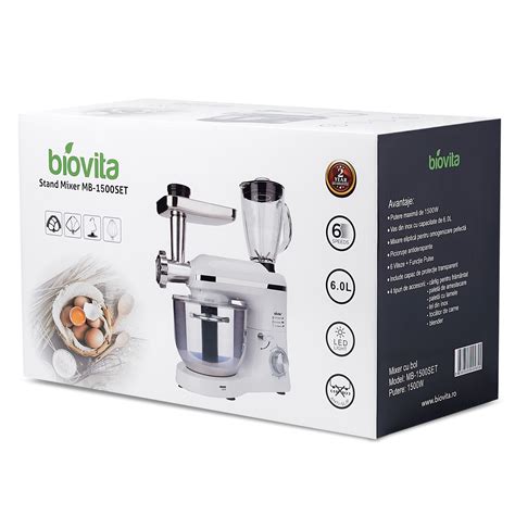 Mixer Cu Bol Din Inox Biovita Mb Set W Bol L Inox