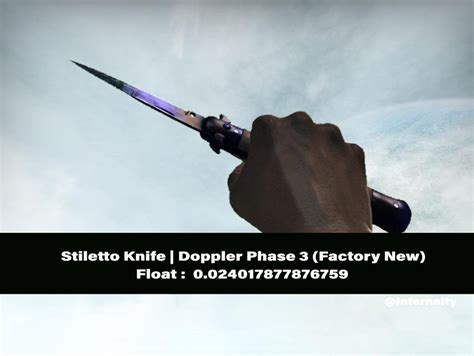 Stiletto Knife Doppler Phase 3 FN CSGO SKINS KNIVES Video Gaming