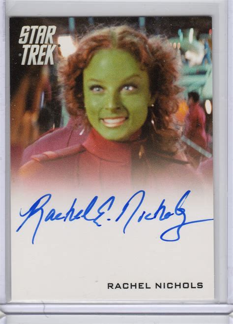 2014 Star Trek Movies Autograph Rachel Nichols As Gaila 1