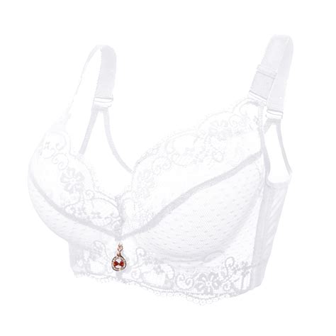 Ojsfqufp Woman Bras White Padded Push Up Lace Bras Bra For Everyday Soft And Breathable Bra Sexy