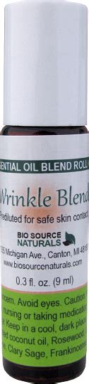 Buy Wrinkle Essential Oil Blend Roll On Biosource Store Holistic