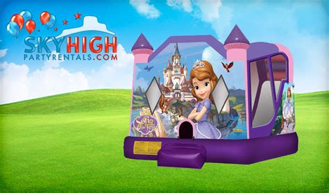 Usa Sofia The First Moonwalk Sky High Party Rentals