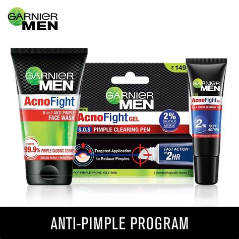 Buy Garnier Men Acno Fight Anti Pimple Face Wash Tube Of G Online