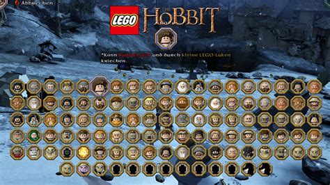 LEGO Der Hobbit Alle Charaktere Liste 100 German No