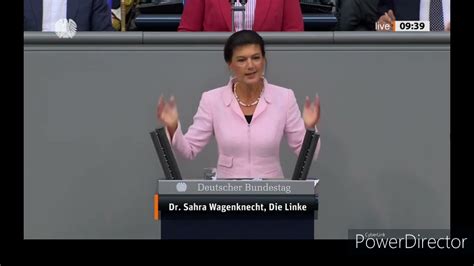 Sahra Wagenknecht Wir haben dümmste Regierung Europas Make