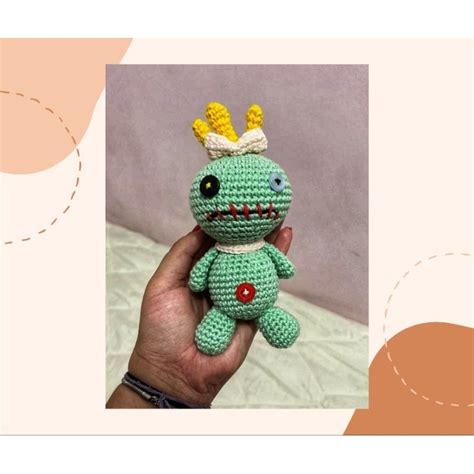 Boneca Xepa Filme Lilo E Stitch Amigurumi Shopee Brasil