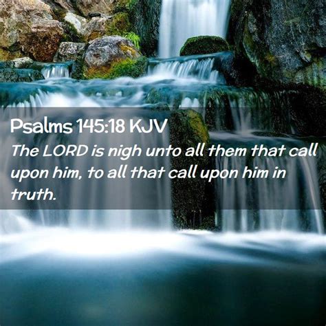 Psalms 145 18 Kjv Bible Verse Images