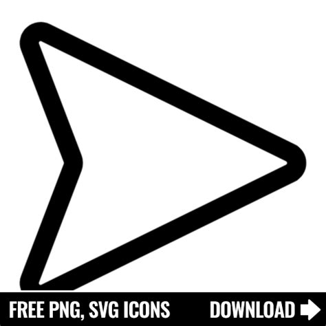 Free Right Arrow Png Svg Icon Right Arrow Icon Icon Arrow