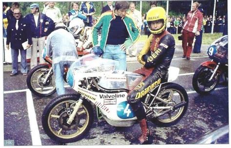 Dieter Braun 350cc Bakker Morbidelli Motorrad Rennen Fahrer