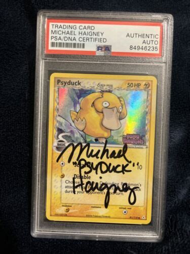 Psyduck Delta Species Reverse Holo Ex Holon Phantom Michael