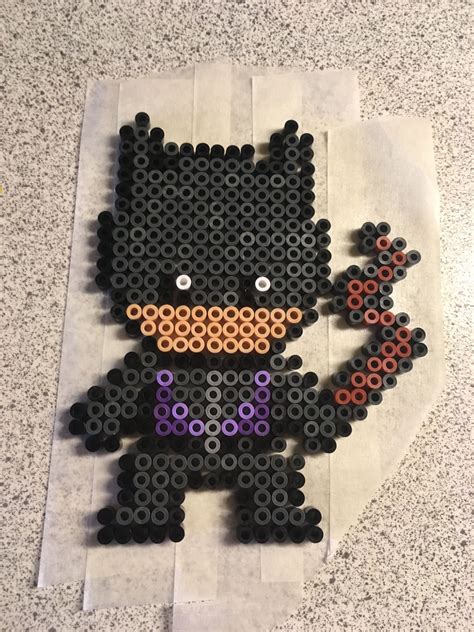 Catwoman Made In Hama Beads Melty Bead Patterns Perler Bead Patterns