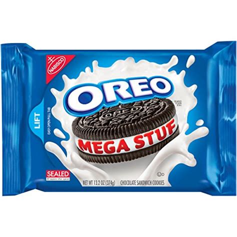 Oreo Mega Stuf Chocolate Cookies, 13.2 Ounce | Best Chocolate Shop