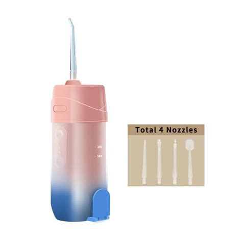 Rose Irrigateur Buccal Portable Et Rechargeable Jet Dentaire