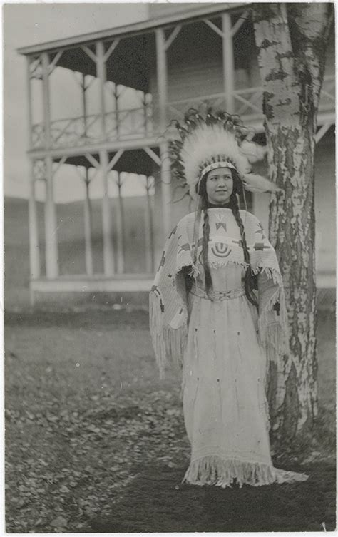 White woman in traditional clothing of Nez Perce | Plateau Peoples' Web ...