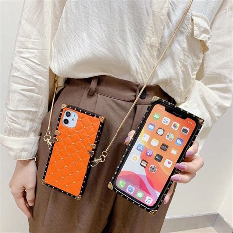 Luxury Chain Strap Iphone Case Crossbody Iphone Case With Etsy