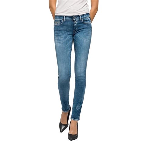 Replay Luz Hyperflex Skinny Jeans Blue Dressinn