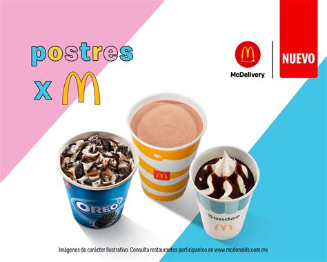 Postres x McDonald s Sendero Culiacán Menú a DomicilioMenú y Precios