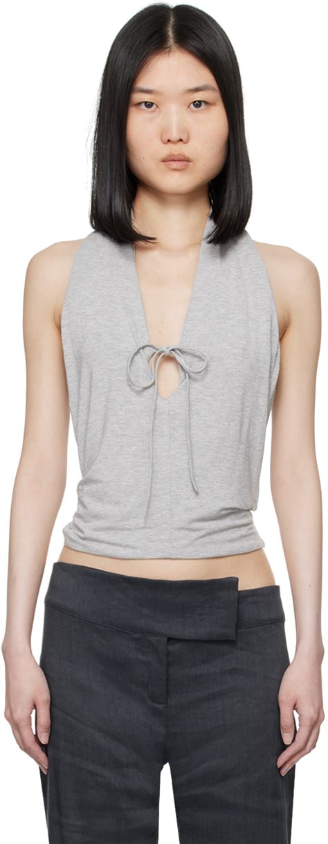 Paloma Wool Gray Sapito Tank Top SSENSE Canada