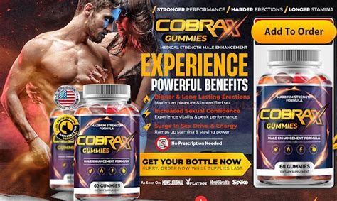 Cobrax Gummies Male Enhancement Cobrex Gummies For Intense Pleasure Reviews