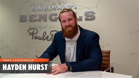 Bengals Free Agency News Conference Hayden Hurst Cincinnati Bengals