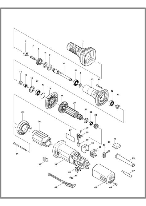 Switch 1247 0302 651947 7 Model No Gd0601 Makita On Ultimamac