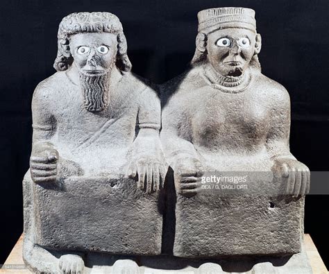 God Hadad And Goddess Ishtar Double Statue From The Aramean King