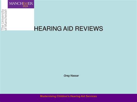 Ppt Hearing Aid Reviews Powerpoint Presentation Free Download Id