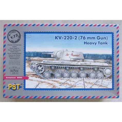 PST 72061 KV 220 2 76MM SOVIET HEAVY TANK 1 72 Chuck S Trains Hobby