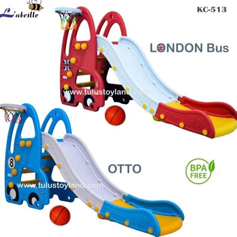 Jual Perosotan Lucu Labeille London Bus Otto Car Slide Kc 513 Mainan