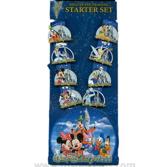 Your WDW Store Disney Deluxe Pin Starter Set Where Dreams Come True