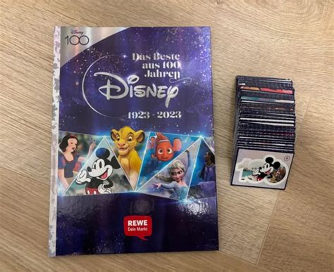 Rewe Jahre Disney Komplett Set Alle Sticker