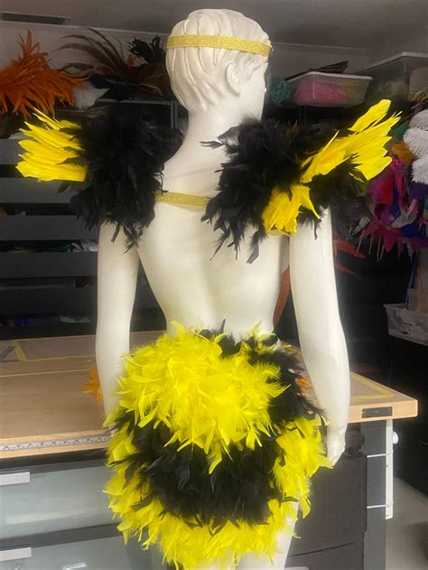 Be A BEE or Barry Bee Benson Costume Wings and Tail Yellow and - Etsy