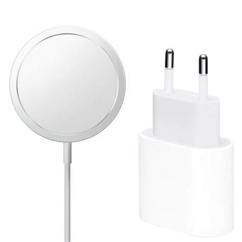 set incarcator magsafe priza incarcator iphone magnetic wireless