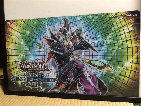 49割引ブラック系国内正規品 遊戯王 伝説の闇の魔導師 公式プレイマット WCS2013 遊戯王 トレーディングカードブラック系 OTA