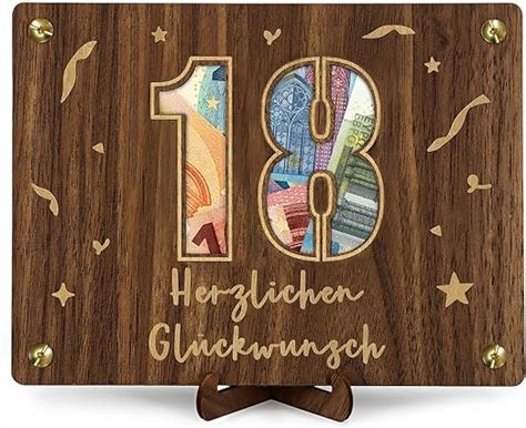 Giftota Geldgeschenk 18 Geburtstag Geschenke zum 18 Geburtstag Mädchen