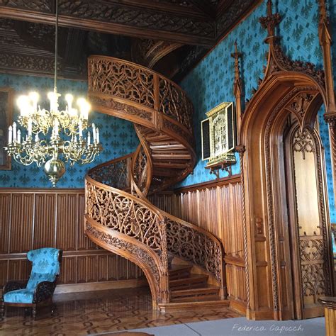 Lednice Castle Czeck Republic Eiffel Tower Inside Castle Stairs