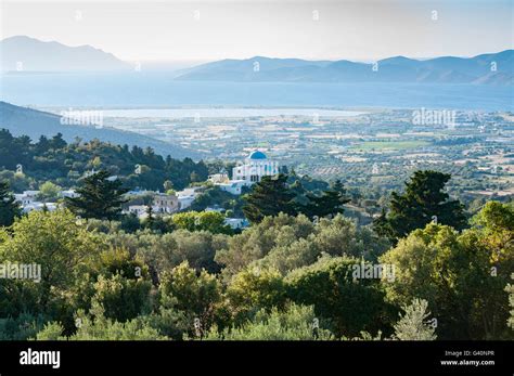 Landscape Village View From Zia Hillside Village Kos Cos The