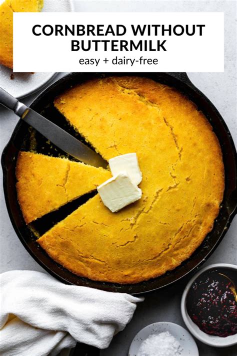 Cornbread Without Buttermilk Dairy Free Sunglow Kitchen