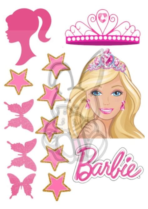 Wydruk Jadalny BARBIE A4 KicCake Sklep Cukierniczy