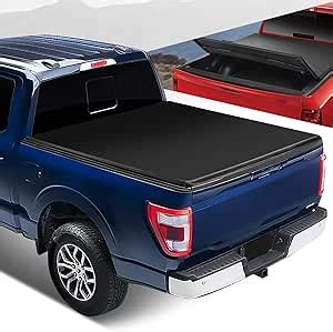 Amazon Auto Dynasty Cubierta Tonneau Suave De Tres Pliegues Para