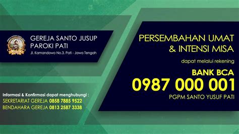 MISA HARIAN GEREJA ST JUSUP PATI SENIN 19 FEBRUARI 2024 Pkl 05