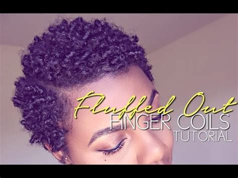 Fluffed Out Finger Coils Tutorial Rikki Danielle YouTube