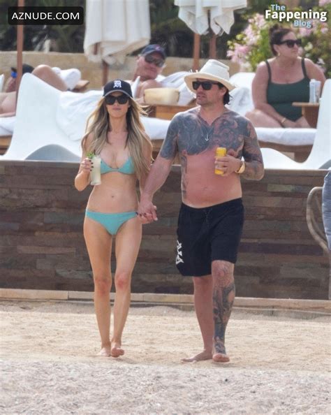 Christina Hall Sexy Seen With Joshua Hall Showing Off Her Amazing Body Wearing A Hot Blue Bikini