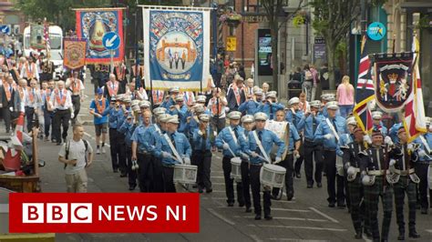 Twelfth Of July Parades Held Across Northern Ireland Bbc News Ni